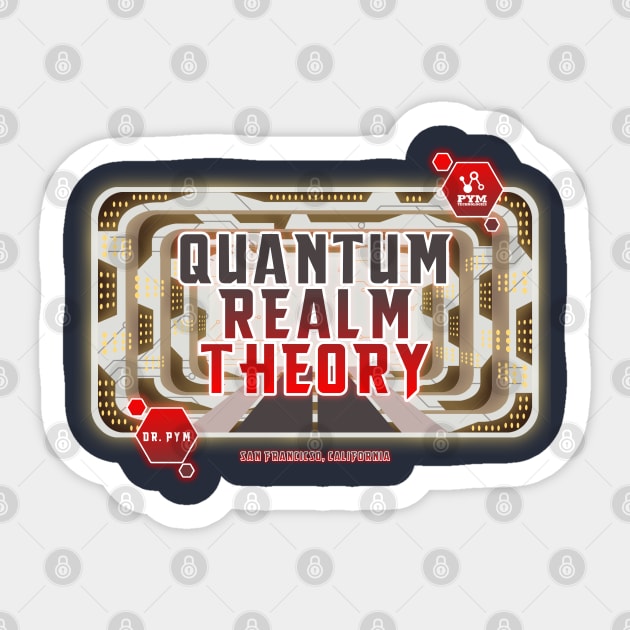 Quantum Realm Theory Lecture Series Sticker by DeepDiveThreads